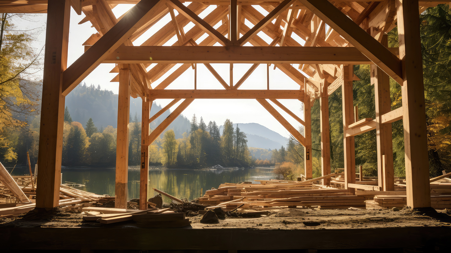 AllHaus Montana new home under construction
