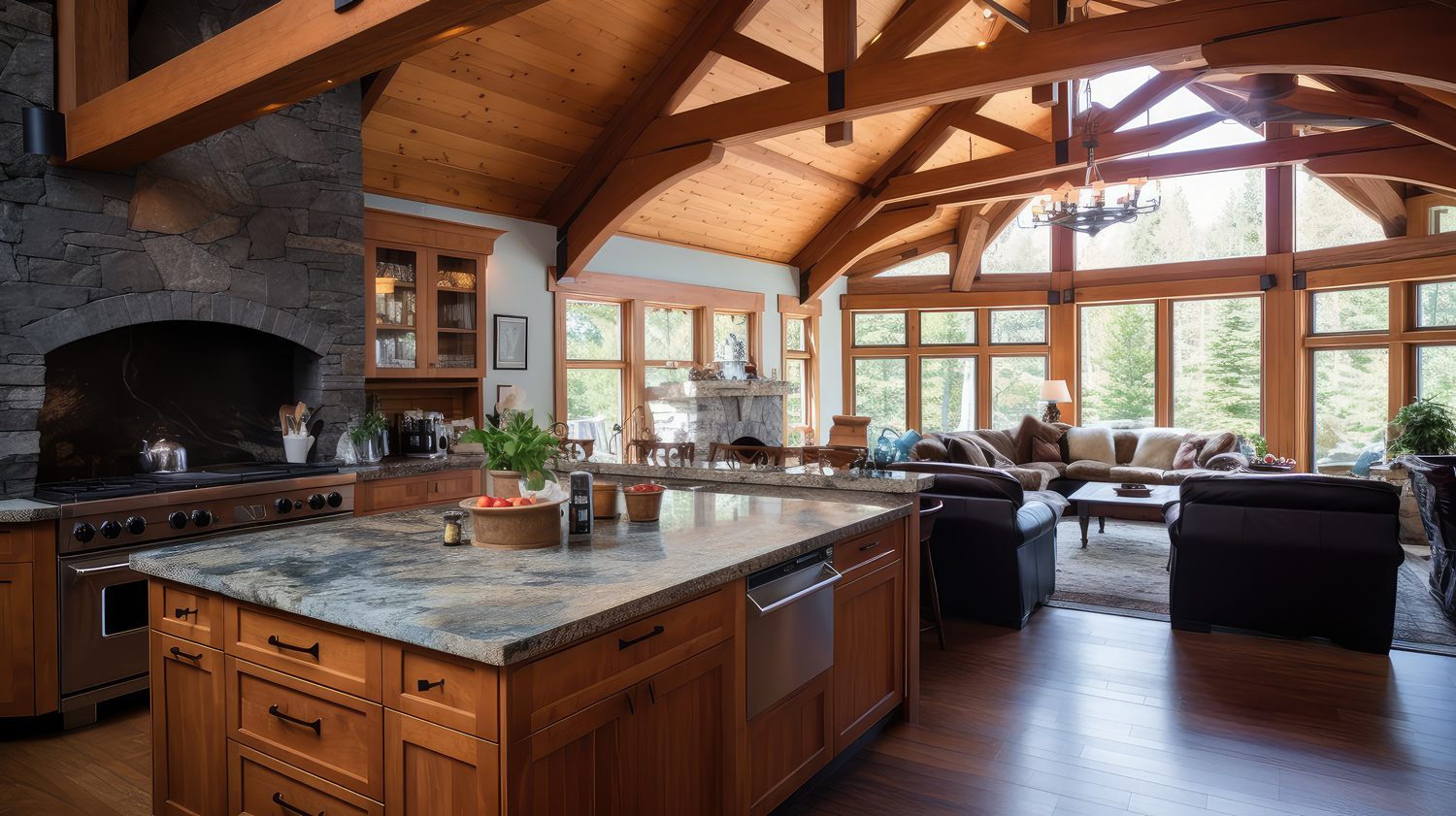 Modern Arizona kitchen remodel with warm neutral tones and natural light