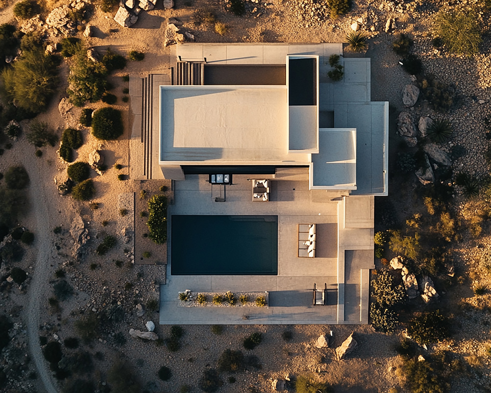 Scottsdale living room remodel blending desert palette and minimalist design