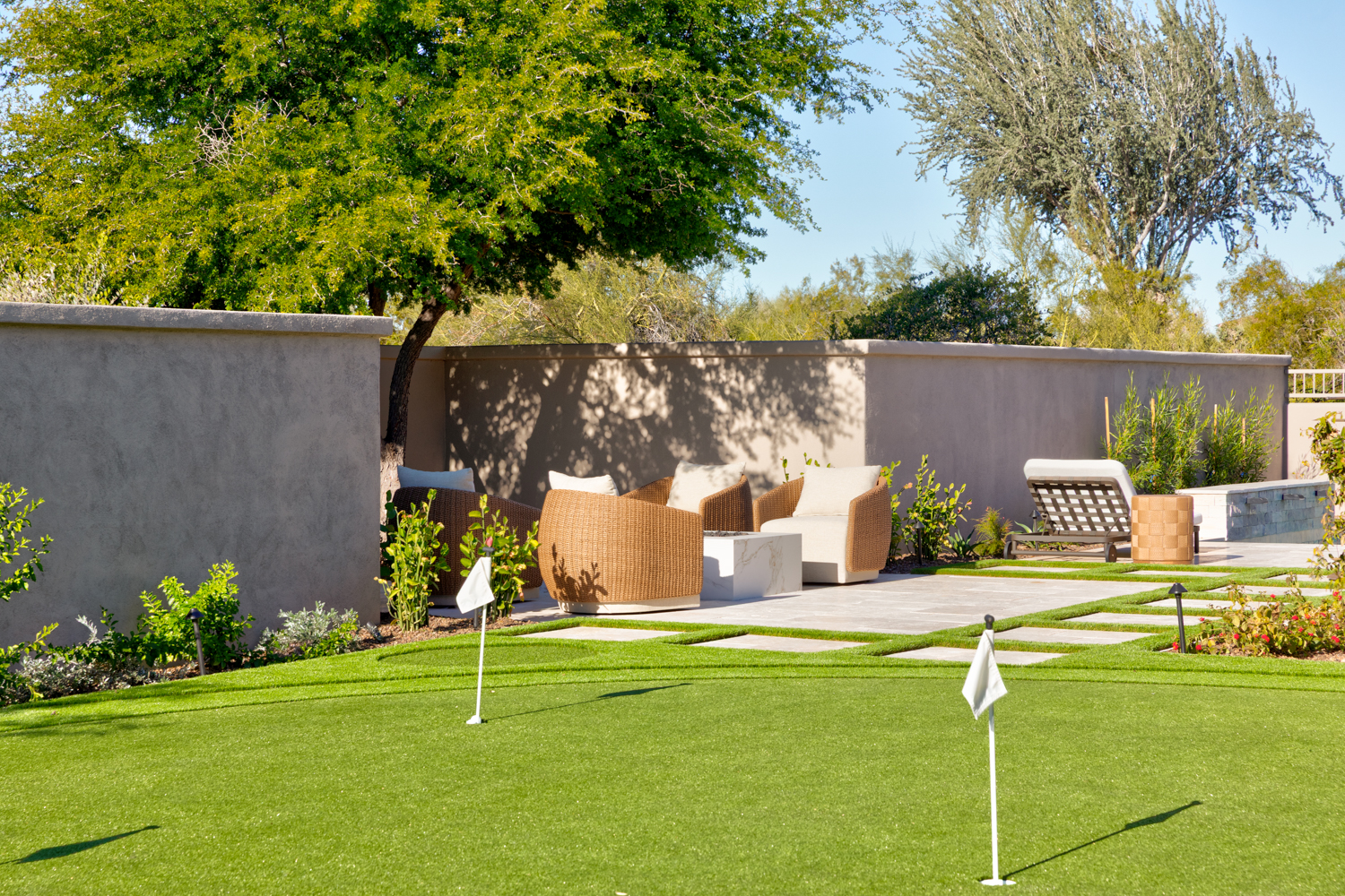 Arizona Golf Inspired Back Yard