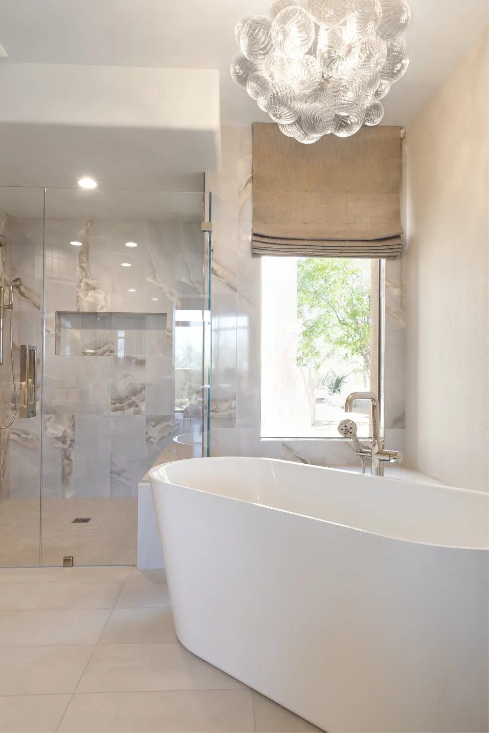 Modern Arizona bathroom renovation by AllHaus