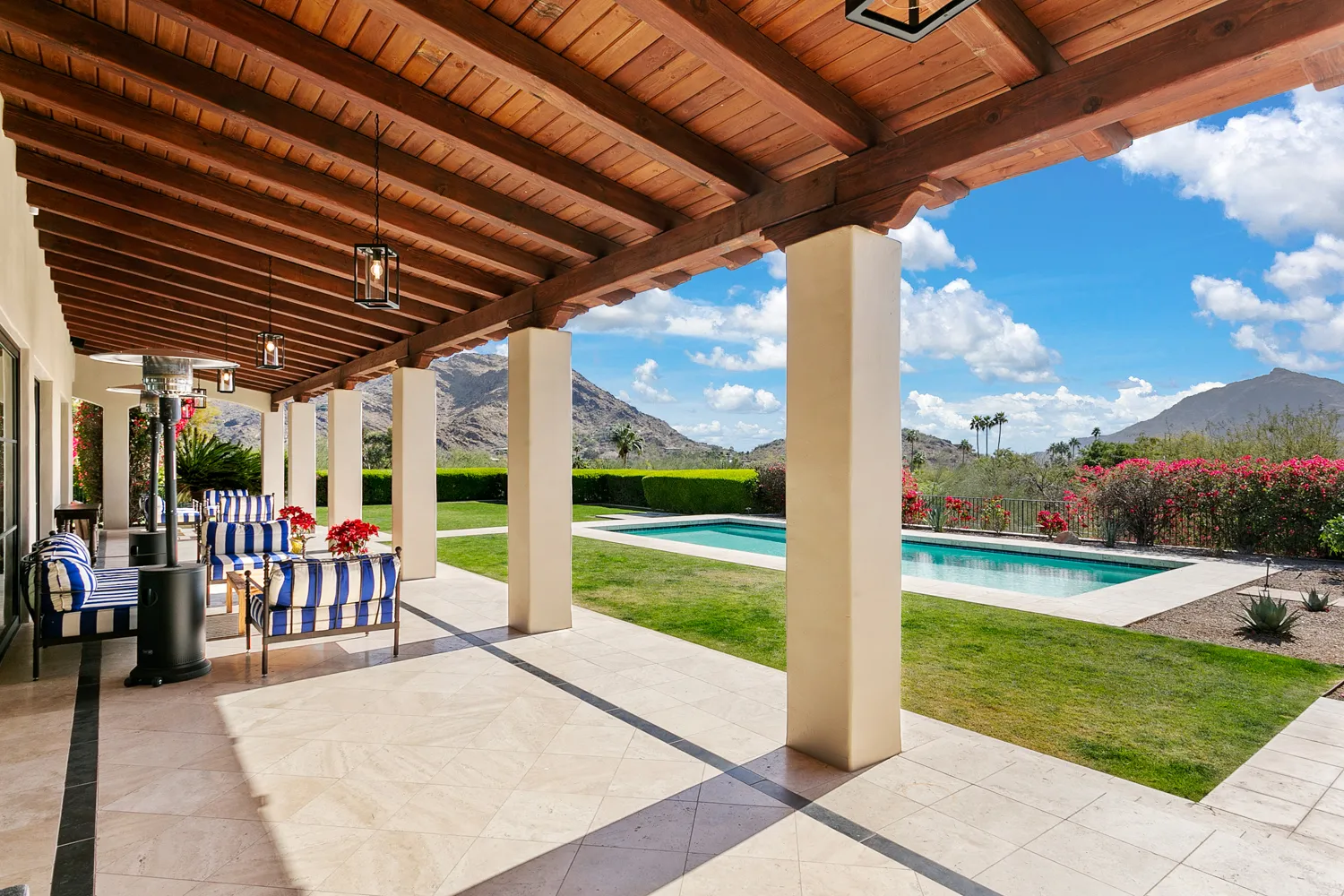 Arizona indoor outdoor living luxury home Camelback